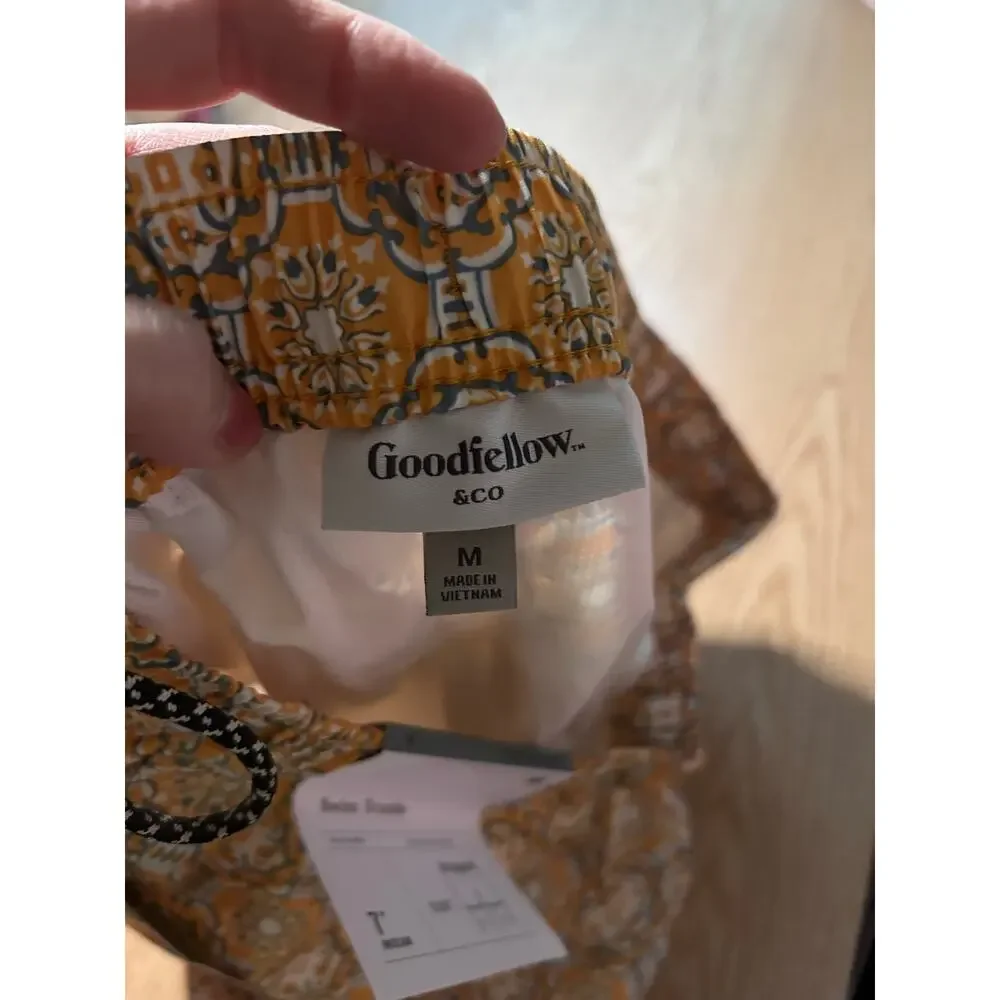 New Men Goodfellow & Co Swim Trunks With Liner 7